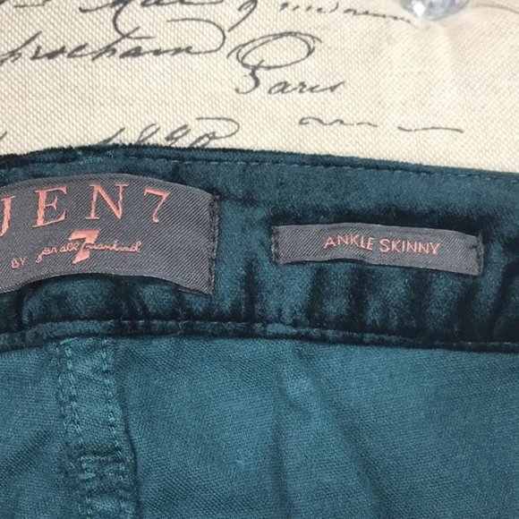 🎁 Jen7 By 7 For All Mankind Stretch Velvet Ankle - Picture 8 of 12